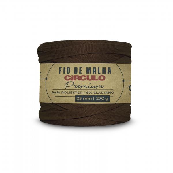 FIO DE MALHA CIRCULO PREMIUM - COR 7288 CHOCOLATE EM PO